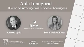 Aula 1 - Introdução ao M&A - I Curso de Introdução às Fusões e Aquisições