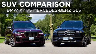 2020 BMW X7 M50i vs. 2020 Mercedes-Benz GLS 580 | SUV Comparison | Driving.ca