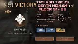 TIPS & TRICK FLOOR 91 - 95 | DEATH HIGH S4 | LIFEAFTER