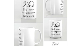 Dad Coffee Mug - Dad Definition - Fathers Day - Dad Gift -
