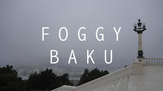 [4K] Foggy Baku in February/ 2024