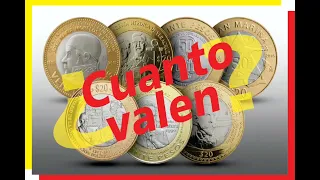 ¿Cuánto valen tus monedas de 20 pesos?Aquí te lo decimos. seguro te sorprenderás.