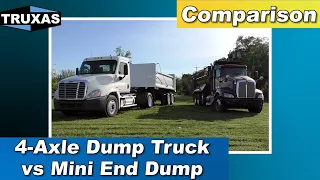 Comparison: 4-Axle Dump Truck vs Mini End Dump