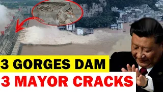 China Floods: 3 Major Cracks appear in China's giant dam | 3 Gorges Dam | Three Gorges Dam