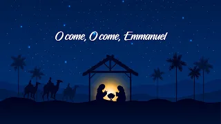 O Come, O Come, Emmanuel - Christmas Piano, Violin,  & Cello Instrumental with Lyrics by ClaRK