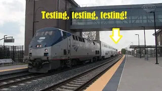 Amtrak Test Train with Beech Grove!