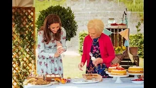 William and Kate both hilariously caught cheating during Mary Berry baking challenge