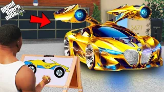 Franklin And Chop Using Magical Painting To Find Strongest God Car In Gta V