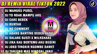 DJ TIKTOK TERBARU 2022 - DJ MANGKU PUREL TIKTOK VIRAL TERBARU