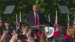 Donald Trump visits the Bronx, says he can win New York City