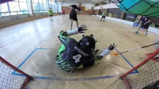 GoPro HERO - Floorball goalie saves part 5