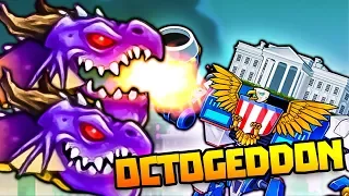 GIANT DOUBLE DRAGON HEADS - Octogeddon Gameplay