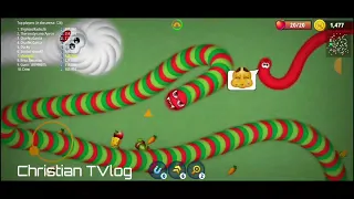 Worm.io World Biggest Worms Wrap In Wrap/Trapping Giant Worm Ever Wormateio Gameplay Best Moments