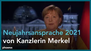 Neujahrsansprache 2021 von Bundeskanzlerin Angela Merkel