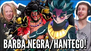 JOVENS REAGEM A M4RKIM - BARBA NEGRA (one piece) e HANTENGU (kimetsu no yaba)