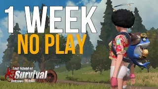I didn't play for 1 week (coming back) - Last Island of Survival