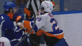 Anthony Cirelli Confronts Brock Nelson After Hit On Alex Killorn