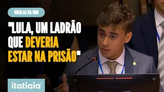 NA ONU, NIKOLAS FERREIRA CHAMA LULA DE LADRÃO E ACUSA STF DE PERSEGUIÇÃO