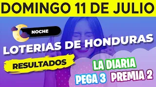 Sorteo 9PM Loto Honduras, La Diaria, Pega 3, Premia 2, Domingo 11 de Julio del 2021 | Ganador 😱🤑💰💵
