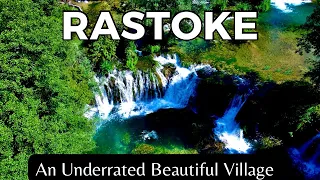 Rastoke - An Underrated Beautiful Village | 4K UHD Drone (Aerial) View