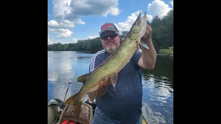 Fishing the Wisconsin River in July 2023
