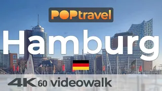 Walking in HAMBURG / Germany - Central City - 4K 60fps (UHD)