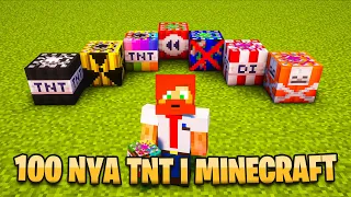 100 nya TNT i Minecraft - med Physics Mod!