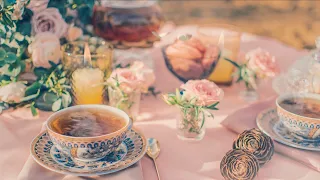 Tea Party ASMR Ambience | Peaceful Garden Teatime with You | birds singing, making tea, garden sound