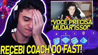 RECEBI COACH DO FASTGAMER PRA ME TORNAR UM PRO PLAYER NO FORTNITE... parte 1!