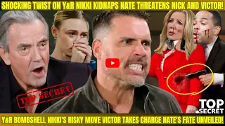 "Unbelievable Twist on Y&R: Nate Kidnaps Nikki, Threatens Nick and Victor! What's Going to happen?"