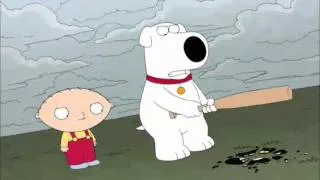 Stewie and Brian destroy Surfin' Bird