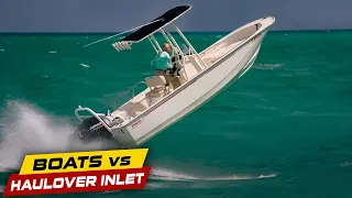 LEGEND LAYS ON THE THROTTLE AT HAULOVER! | Boats vs Haulover Inlet