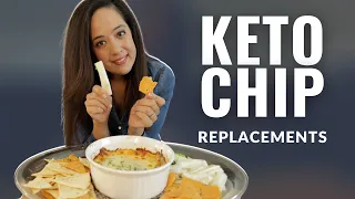 Easy Keto Friendly Chips and Baked Spinach Dip Recipe!