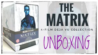 THE MATRIX 4-Film Deja Vu Collection 4K UHD Blu-ray Steelbook | unboxing