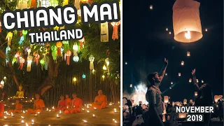 Loi Krathong and Yi Peng Lantern Festival in Chiang Mai, Thailand