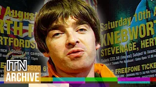 Oasis at Knebworth - Noel Gallagher Exclusive Behind the Scenes Interview (1996)