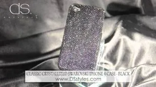 Classic Crystallized Swarovski iPhone 4 Case - Black  from dsstyles.com