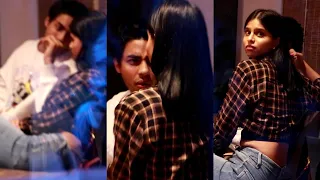 Shahrukh Khan Son Aryan Khan and Daughter Suhana Khan Deep Discussion During Maja Ma Screening