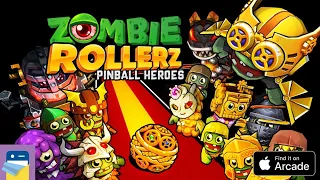 Zombie Rollerz: Pinball Heroes - Apple Arcade iOS Gameplay Walkthrough Part 1 (by Firefly Games)