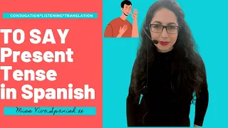 TO SAY/TO TELL- DECIR: Spanish Irregular Verb Conjugation Quiz | Present Tense Conjugation Practice