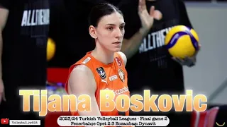 Tijana Boskovic│Fenerbahçe Opet vs Eczacıbaşı Dynavit│Turkish Volleyball League 2023/24 Final Game 2