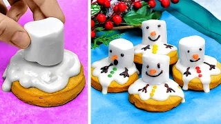 Amazing Christmas Food Decorations || Easy DIY Homemade Dessert Ideas