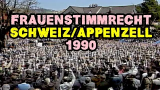 Frauenstimmrecht 1990 in Ausser- und Innerrhoden | Landsgemeinde | SRF Archiv