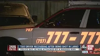 Taxi driver recovering after being shot in Largo