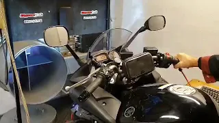 Yamaha XJ6 Diversion F w/full CS Racing system on dyno