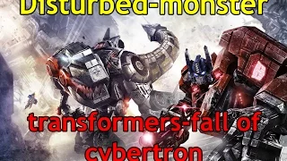 Grimlock(смельчак) топчет десептиконов под Disturbed-monster