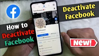 Temporarily Deactivate Facebook Profile || How to Deactivate Facebook Account temporarily