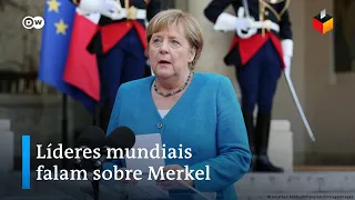 Líderes mundiais falam sobre Angela Merkel