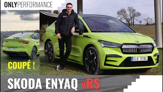 2022 Skoda Enyaq iV vRS Coupé - a Performance Electric SUV but still Suitable for the Family !