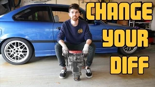 How to replace the differential on a BMW E36